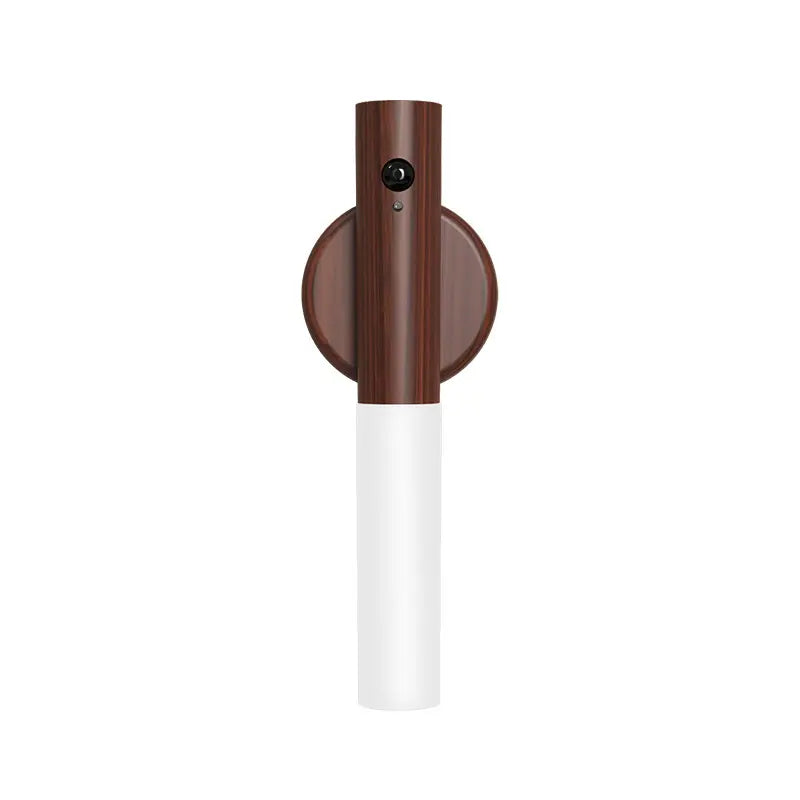 USB Rechargeable LED Night Light, Magnetic Wall Light, Motion-Sensor Night Light, Wireless Stair Light, Indoor Wooden Wall Light, Decorative Night Light, Dimmable Night Light, Ambient Lighting, Home Night Lamp, Motion Activated for Hallway Stairs